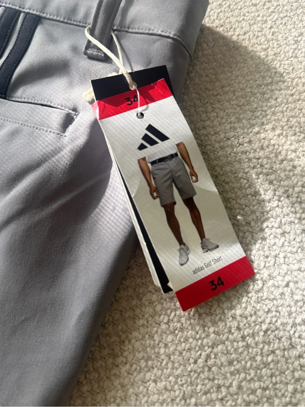 Adidas Ultimate365 5-Pocket Golf Shorts Gray